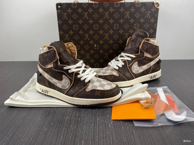 Bmlin Air 1 LV x Jordan OFF-WHITE 0706